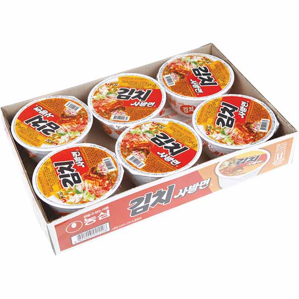 농심김치사발면6입